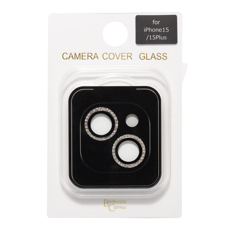 【iPhone15/15Plus】カメラ 保護ガラス セパレート(クリスタル)