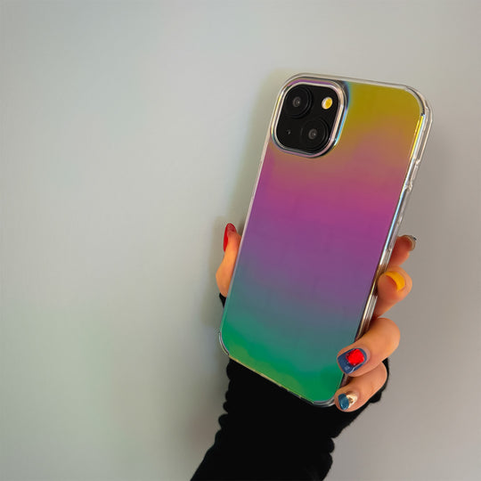 xoxoビジュー デコ iPhone5ケース オーロラ クリア 召し上がれ カスタム