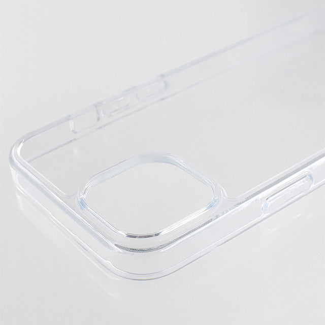 【2023 iPhone 15専用】ガラスハイブリット iPhone 背面ケース(クリア)