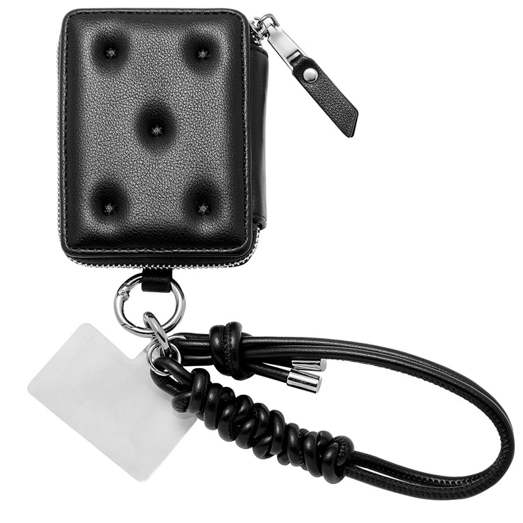 【MagSafe アクセサリー】Mag Coin Case with Hand Strap(black)