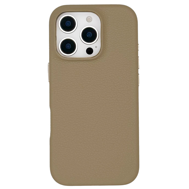 Tone Switch Mag Case  レザーケース iPhoneケース スマホケース(BEIGE×RED)