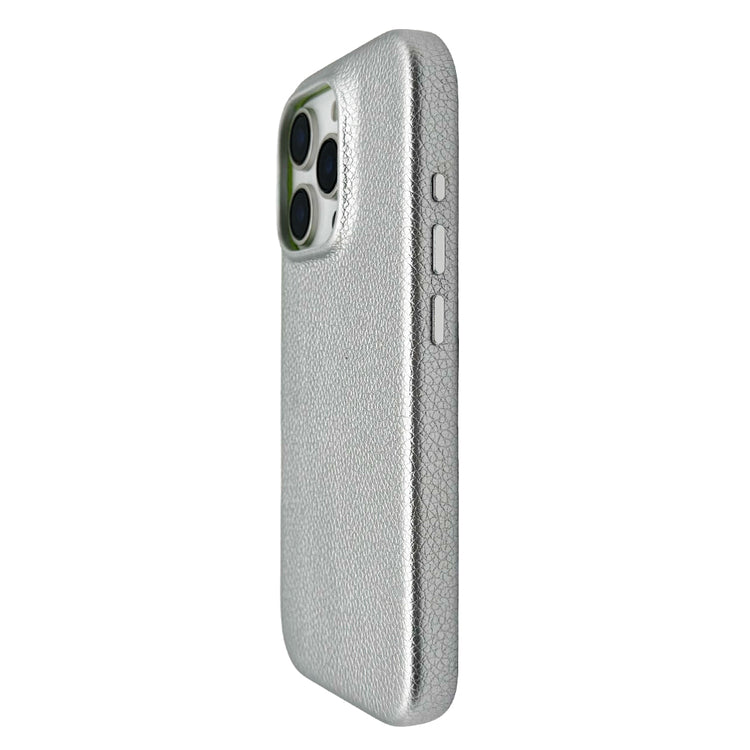 Tone Switch Mag Case レザーケース iPhoneケース スマホケース(SILVER×LIME)