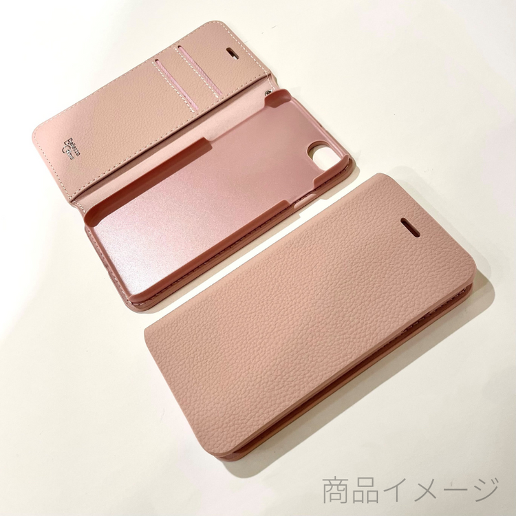 【iPhone SE(第3世代 )/SE(第2世代 )/8/7/6s/6 ケース】スタンド機能付き 手帳型 (ピンク)