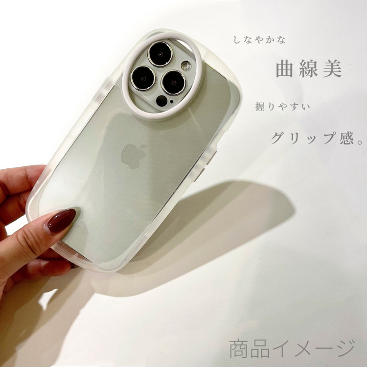 【iPhone 13Pro専用】 ラウンドカメラ iPhone 背面ケース(レッド)