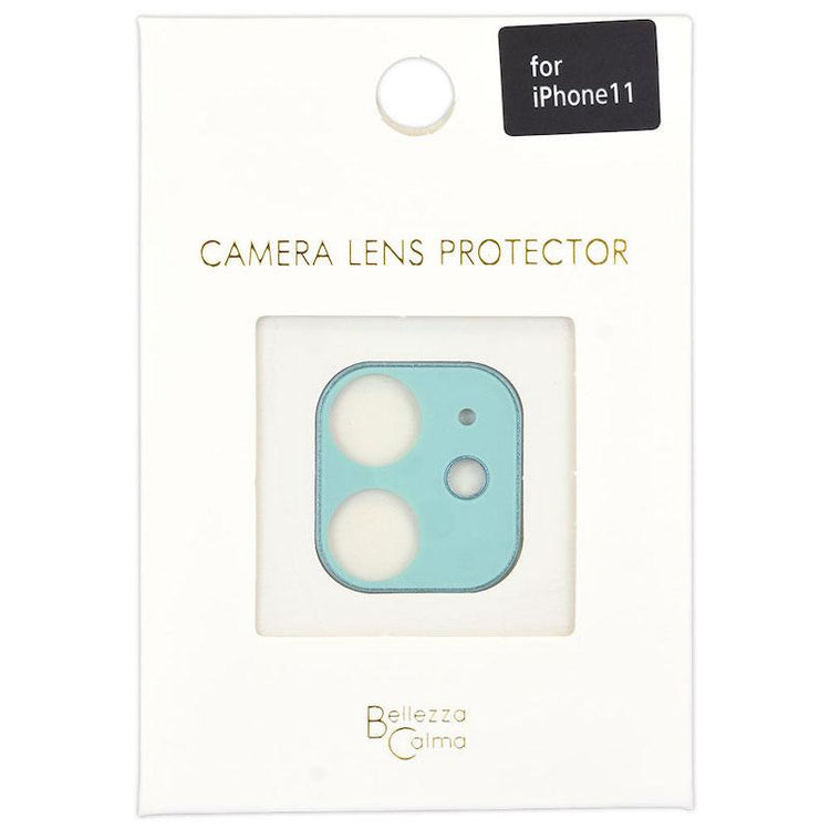 【iPhone 11専用】Protection GlassiPhoneカメラ 保護ガラス(グリーン)