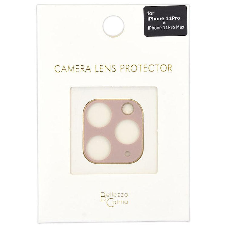 【iPhone 11 Pro/11 Pro Max専用】Protection Glass iPhoneカメラ 保護ガラス(ゴールド)