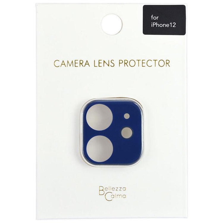 【iPhone 12専用】ANTI-REFRECTION iPhoneカメラ 保護ガラス(ブルー)