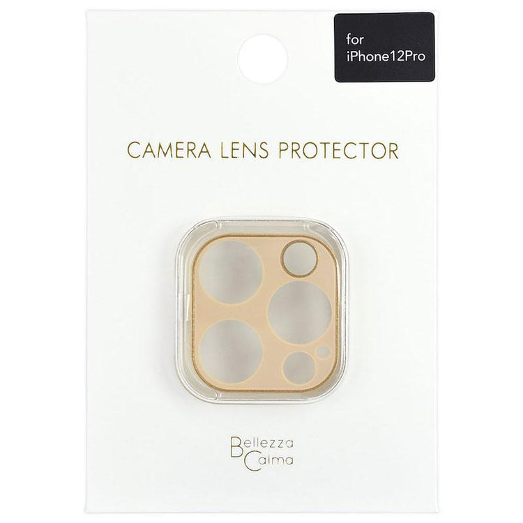 【iPhone 12 Pro専用】ANTI-REFRECTION iPhoneカメラ 保護ガラス(ゴールド)