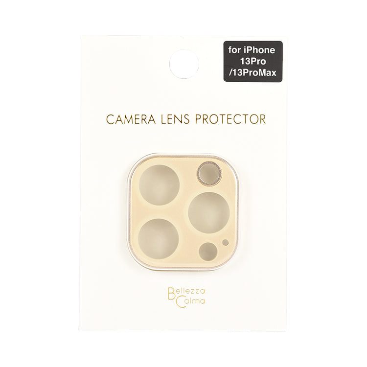 【iPhone13 Pro/13 Pro Max専用】 Protection Glass iPhone 保護ガラス(ゴールド)