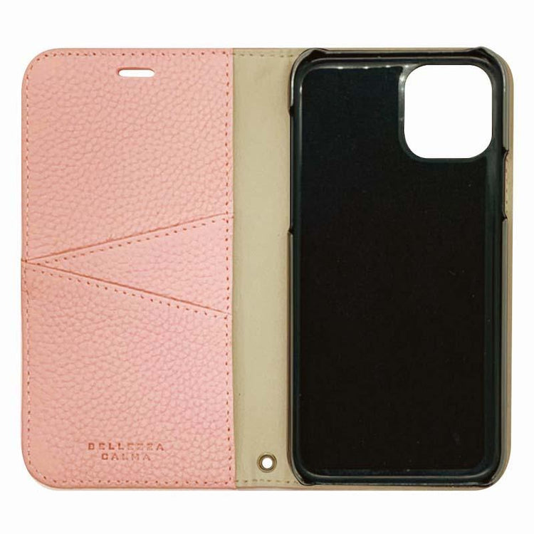 【iPhone 11 Pro専用】REAL LEATHER iPhone 手帳型ケース(ピンク)